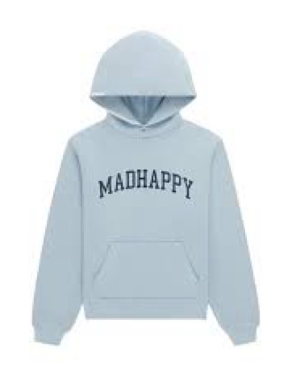 Madhappy Campus Fleece Hoodie in Blue. Unisex. Size XS. Oversized. - Picture 2 of 8